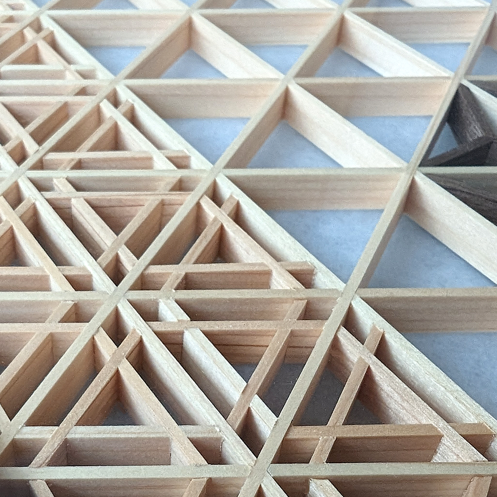 Armoire à thé artisanale Kumiko