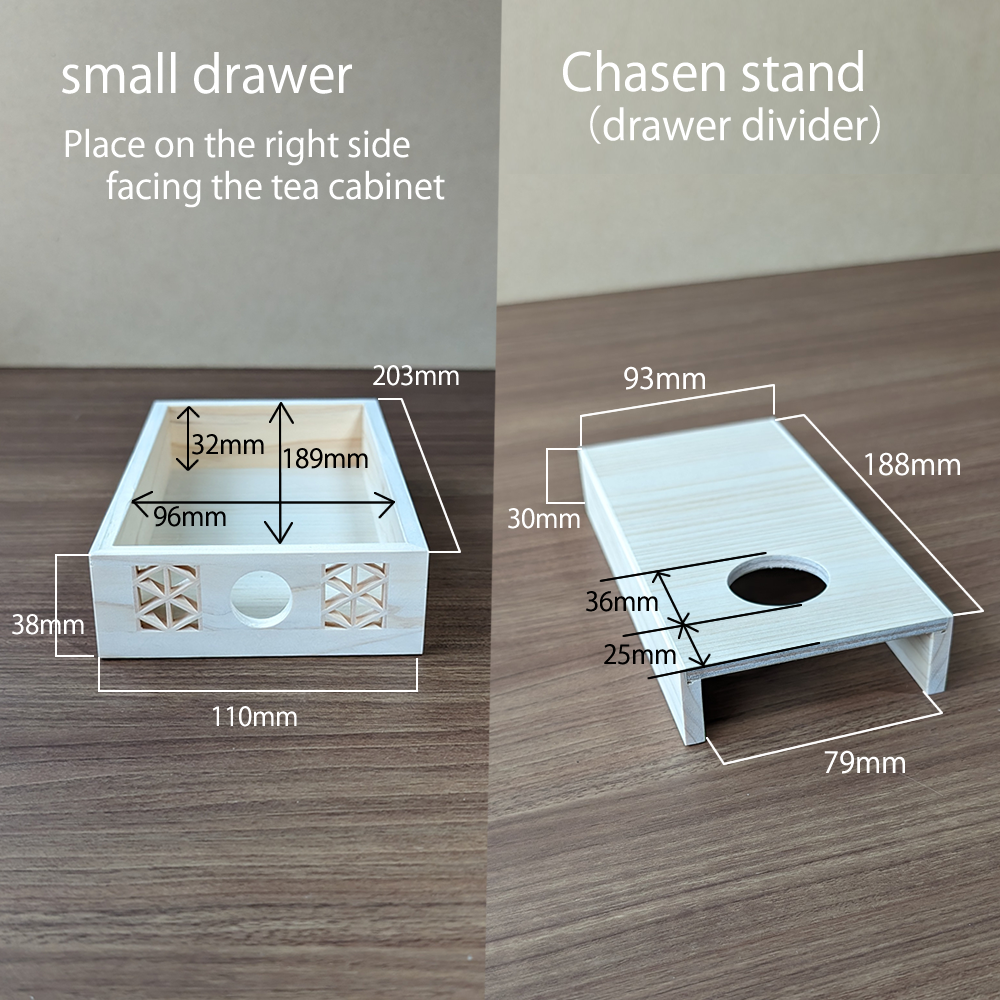 Armoire à thé artisanale Kumiko