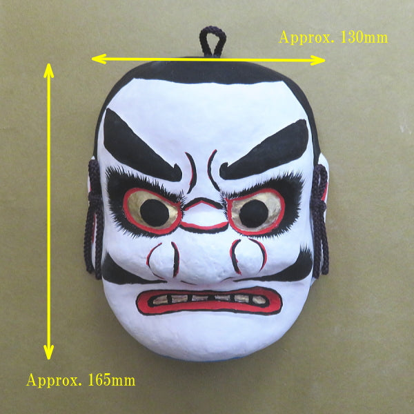 Ensemble de peinture de masques d'art populaire Kagura 須佐之男命 (Susano ono Mikoto)& 奇稲田姫 (Kushi Inada Hime)