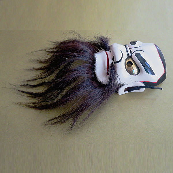 Ensemble de coloriage de masques Kagura 手力男命(Tajikarao no Mikoto) en bois/sculpté à la main/pour la danse kagura