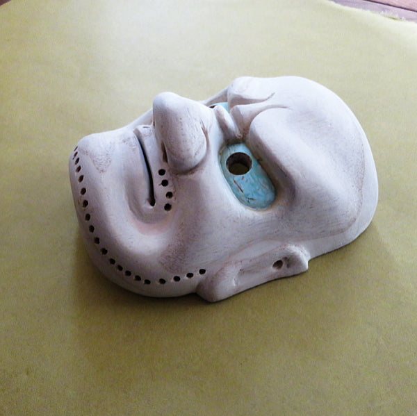 Ensemble de coloriage de masques Kagura 手力男命(Tajikarao no Mikoto) en bois/sculpté à la main/pour la danse kagura