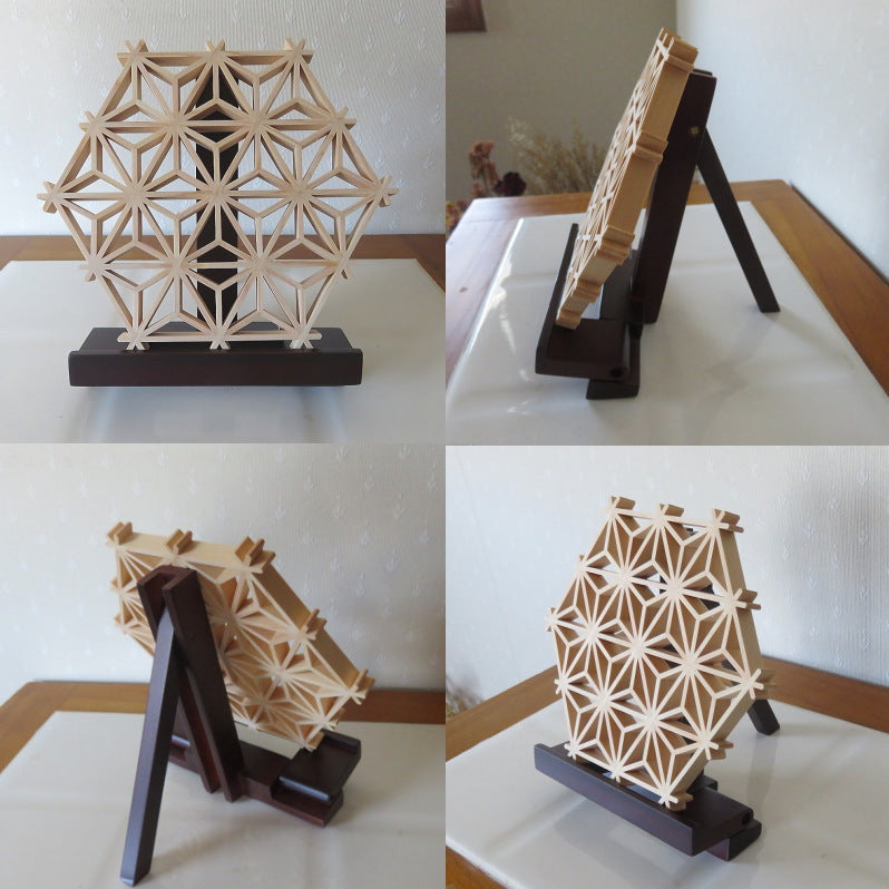 Élégant support d'accessoires Kumiko japonais
