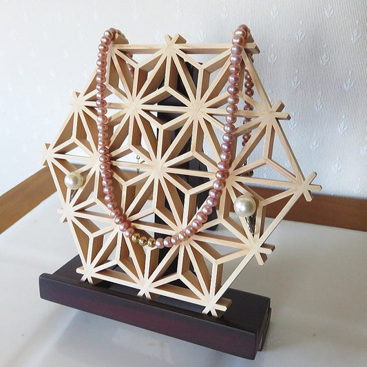 Élégant support d'accessoires Kumiko japonais