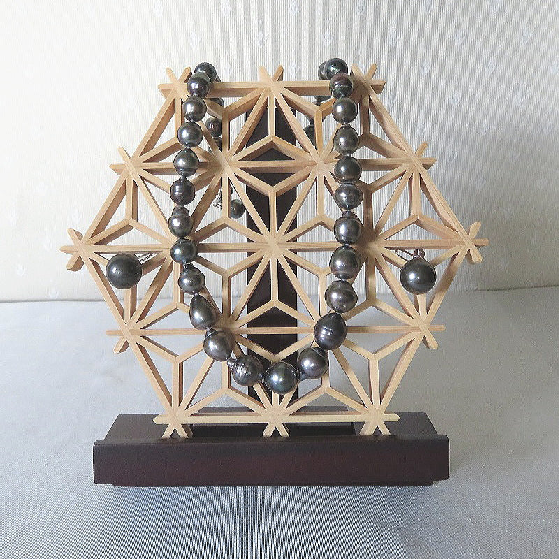 Élégant support d'accessoires Kumiko japonais