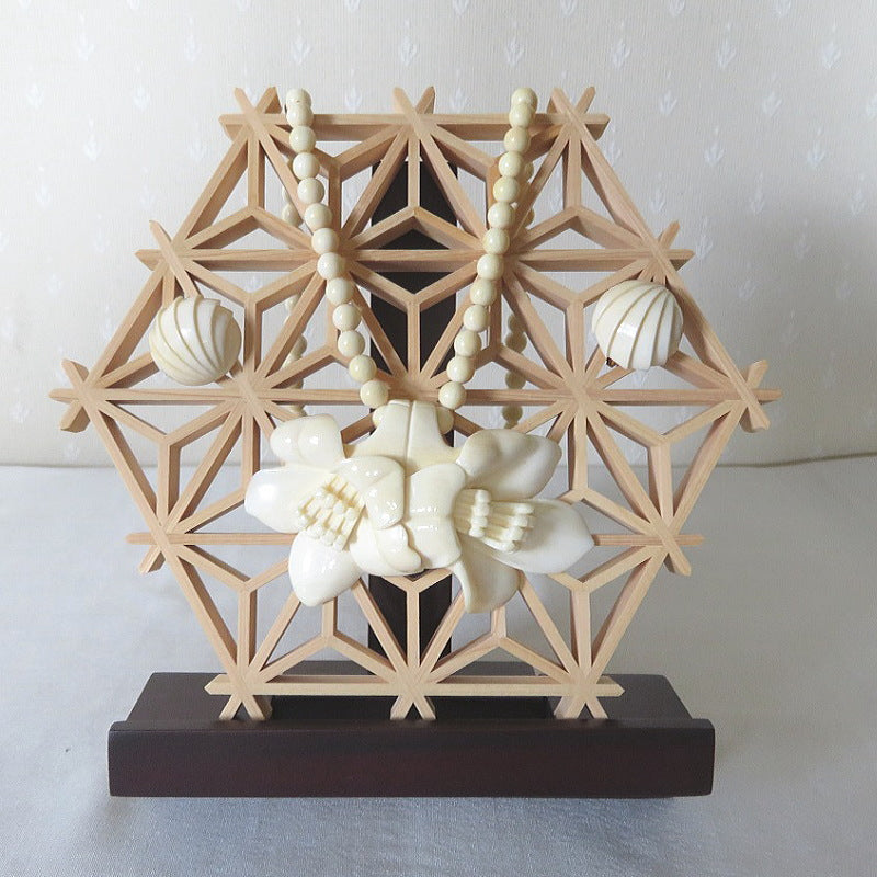 Élégant support d'accessoires Kumiko japonais