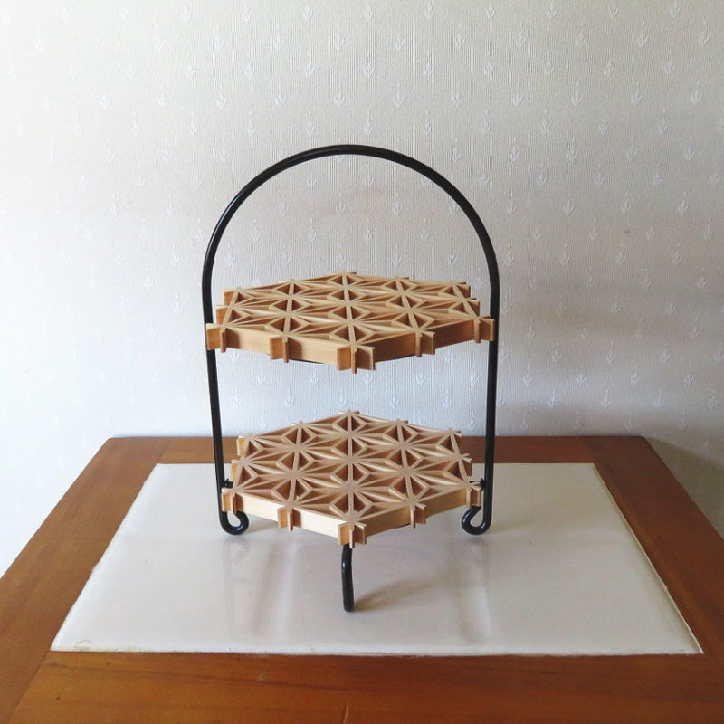 Kumiko cake stand