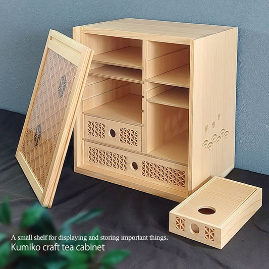 Kumiko Craft Tea Cabinet