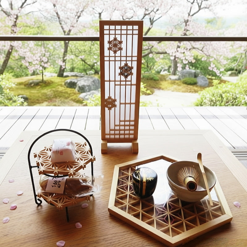 組子茶席｜現代の暮らしに馴染む伝統工芸の茶道具3点セット