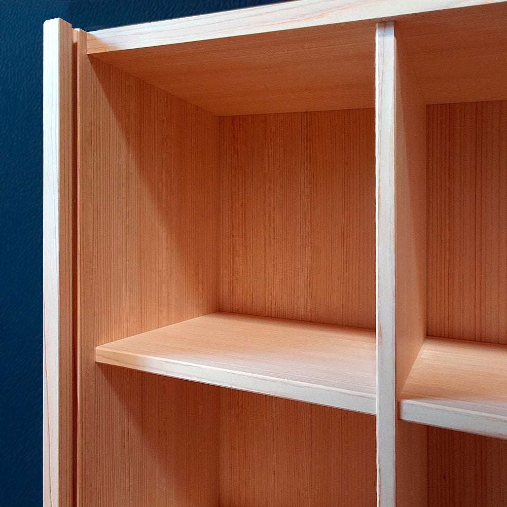 Matcha bowl display shelf made with kumiko　*Hexagon*