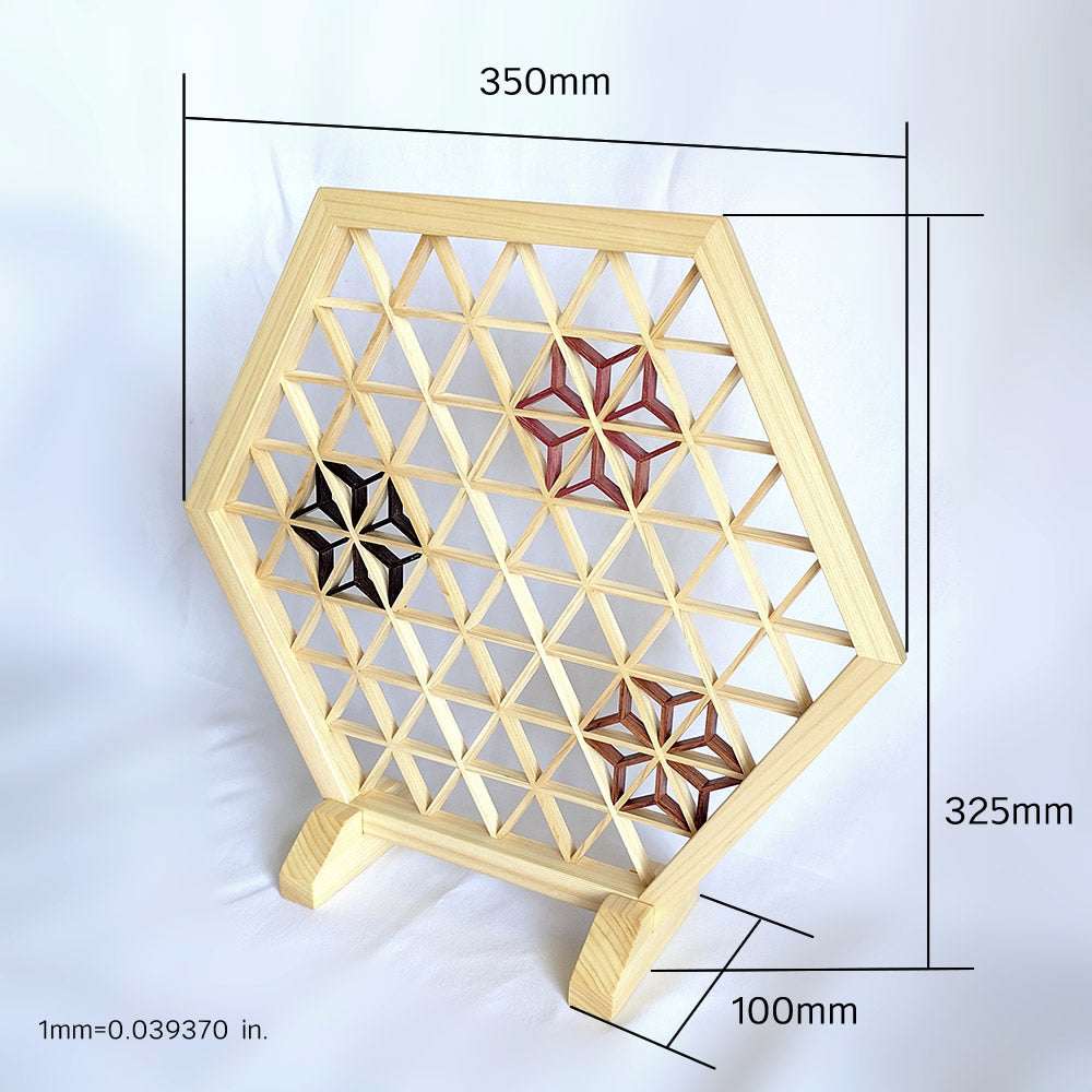 3WAY Kumiko hexagonal tray