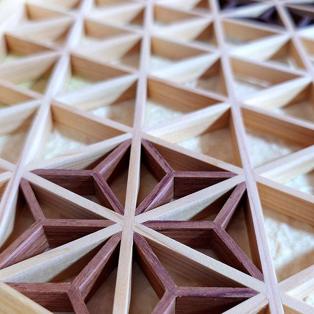 3WAY Kumiko hexagonal tray