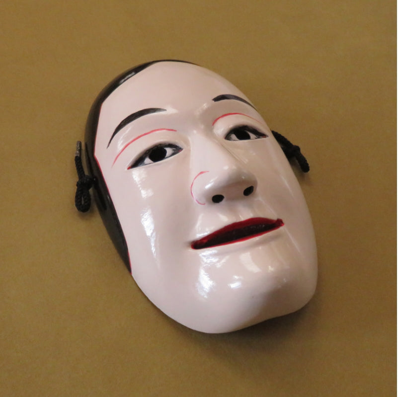 Kagura mask of Kushi Inada Hime (稲田姫) Wooden/Hand-carved/for kagura dance