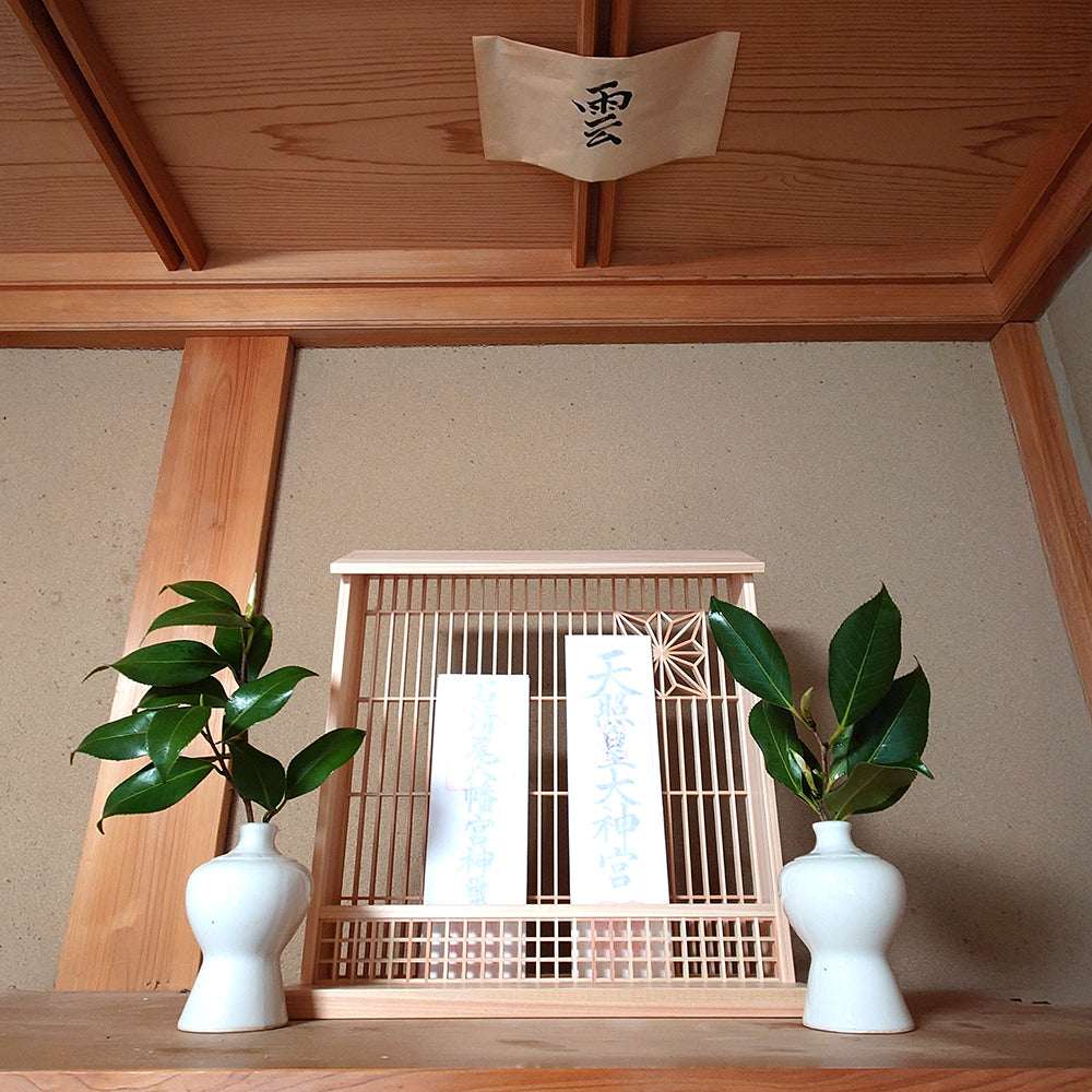 Kamidana made of kumiko　－Modern Japanese Home Altar / Minimalist Zen Shrine－