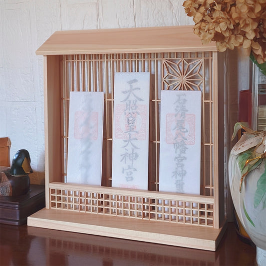 Kamidana made of kumiko