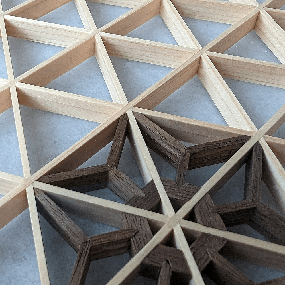 Kumiko Craft Tea Cabinet