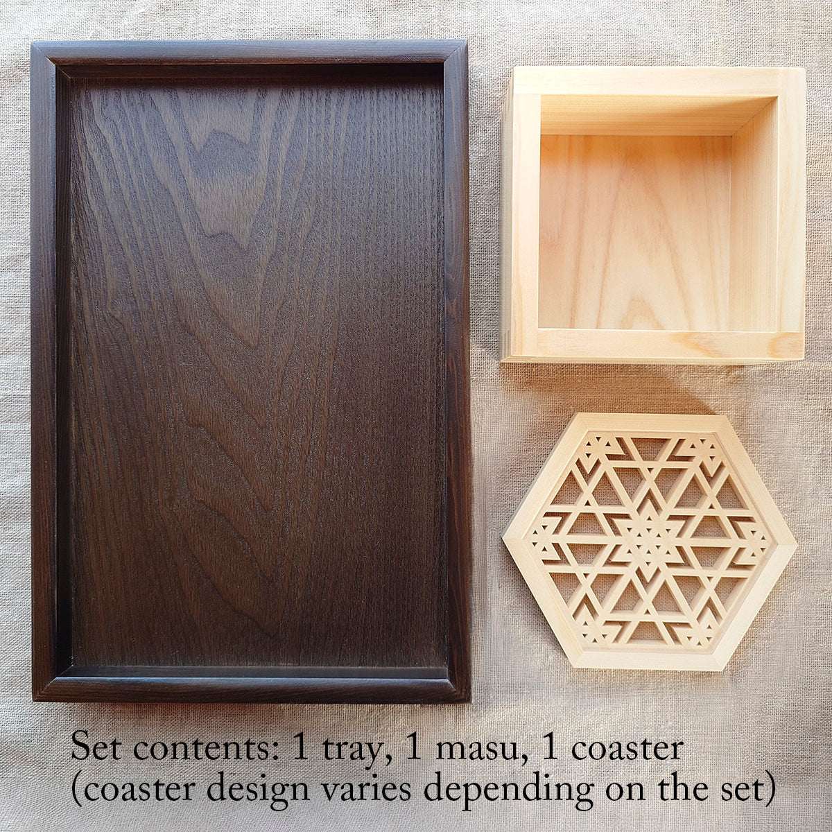 Moments in Light Café Tray Set-Four Motifs　（朝風・日和・桜月・星影)