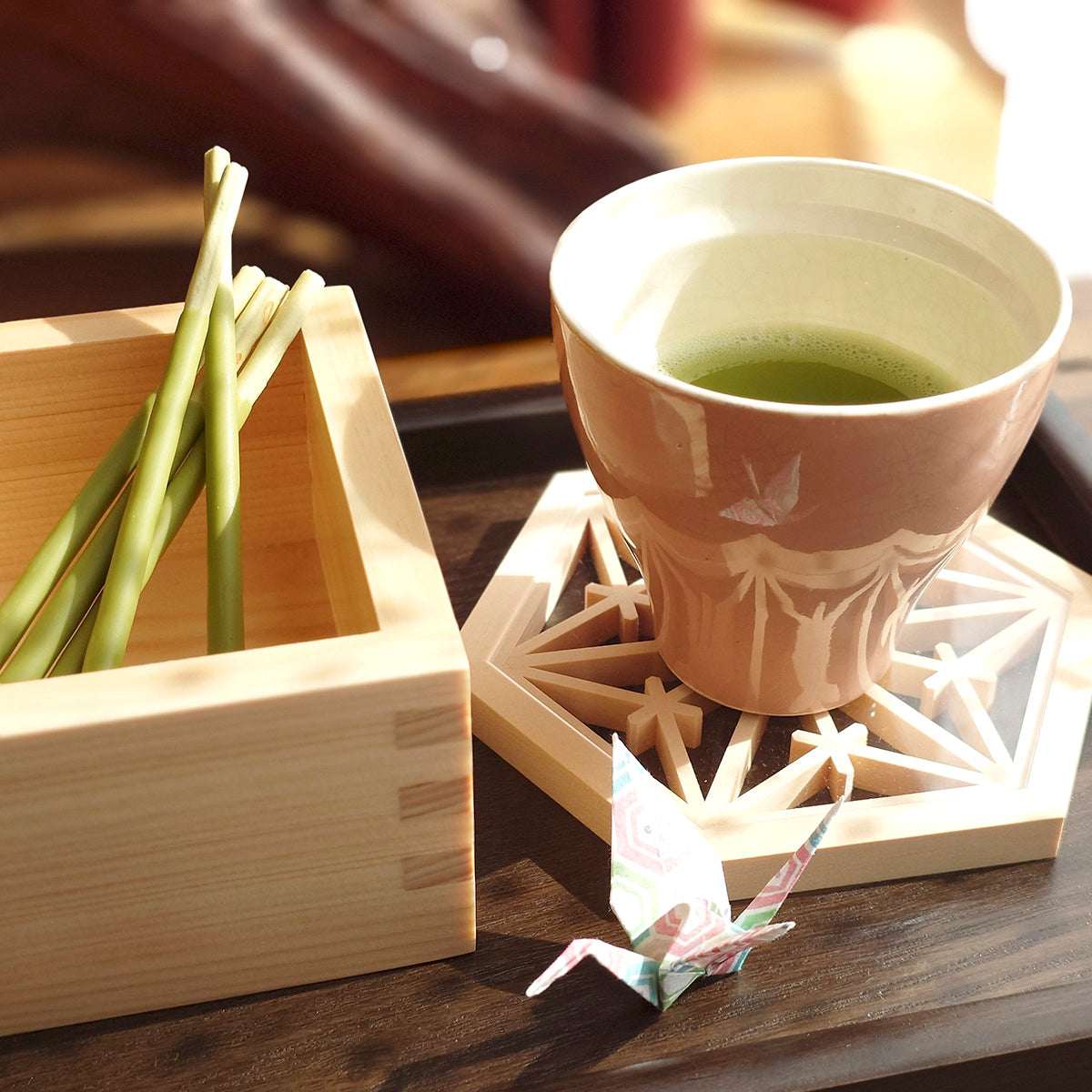 Moments in Light Café Tray Set-Four Motifs　（朝風・日和・桜月・星影)